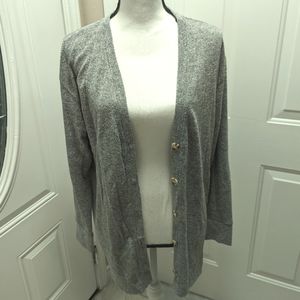 Forever21 Gray Button Up Cardigan